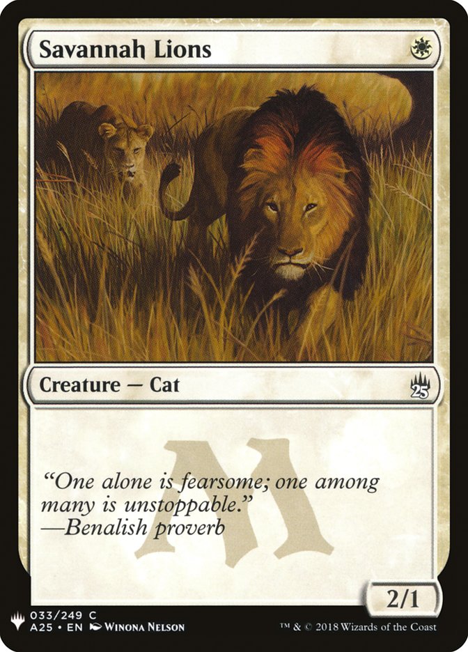 Savannah Lions [Mystery Booster] | Impulse Games and Hobbies