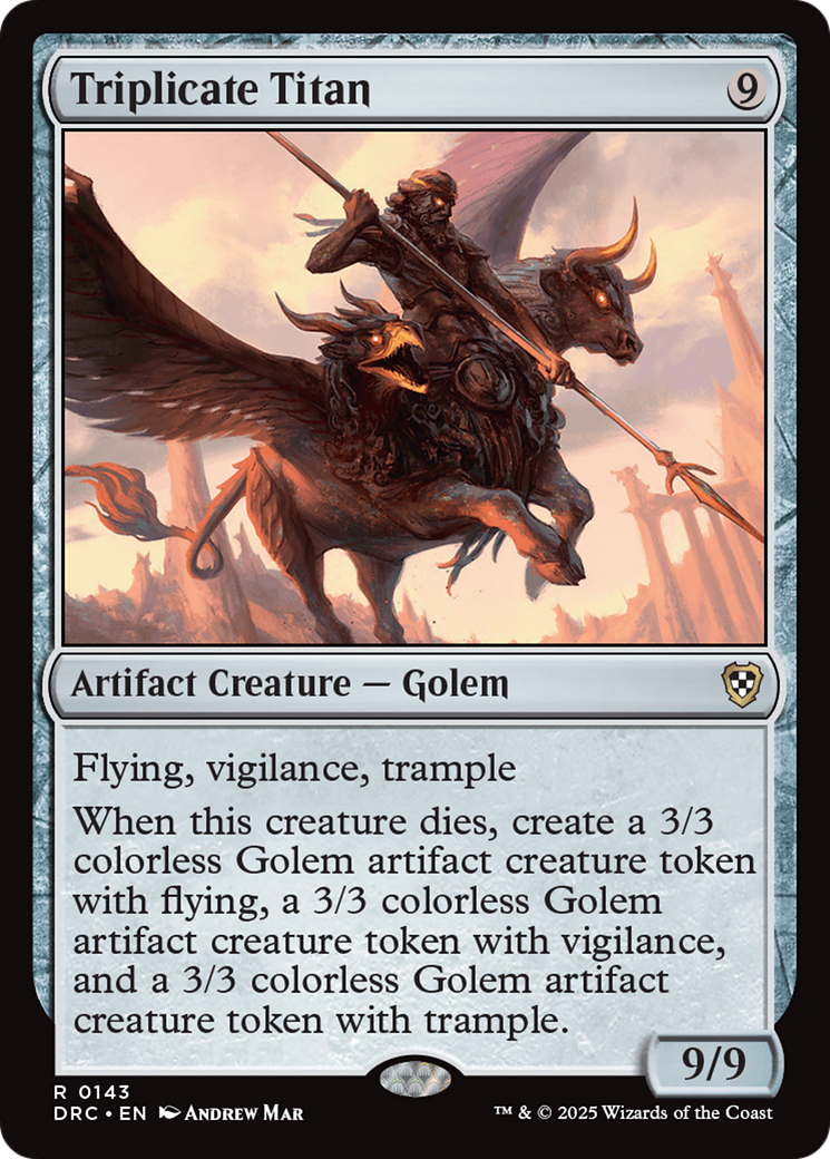 Triplicate Titan [Aetherdrift Commander] | Impulse Games and Hobbies