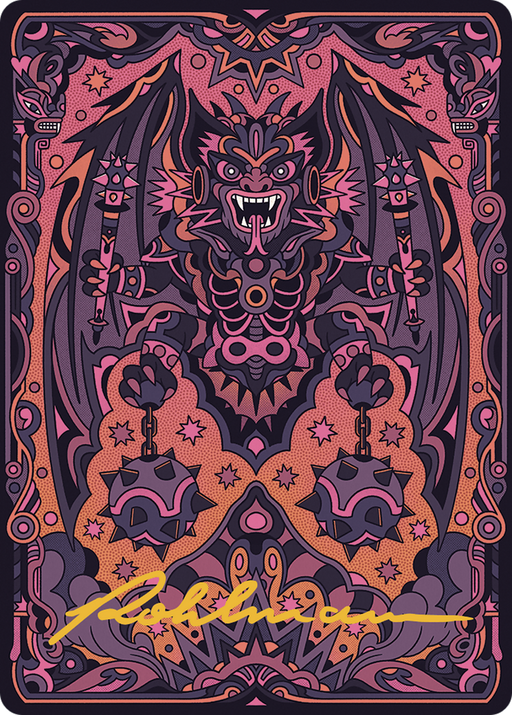 Bloodletter of Aclazotz Art Card (61/81) (Gold-Stamped Signature) [The Lost Caverns of Ixalan Art Series] | Impulse Games and Hobbies