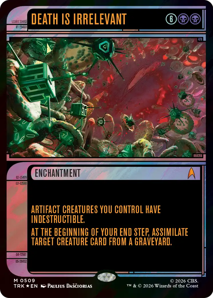 Death Is Irrelevant (Showcase) (Surge Foil) [Star Trek] | Impulse Games and Hobbies