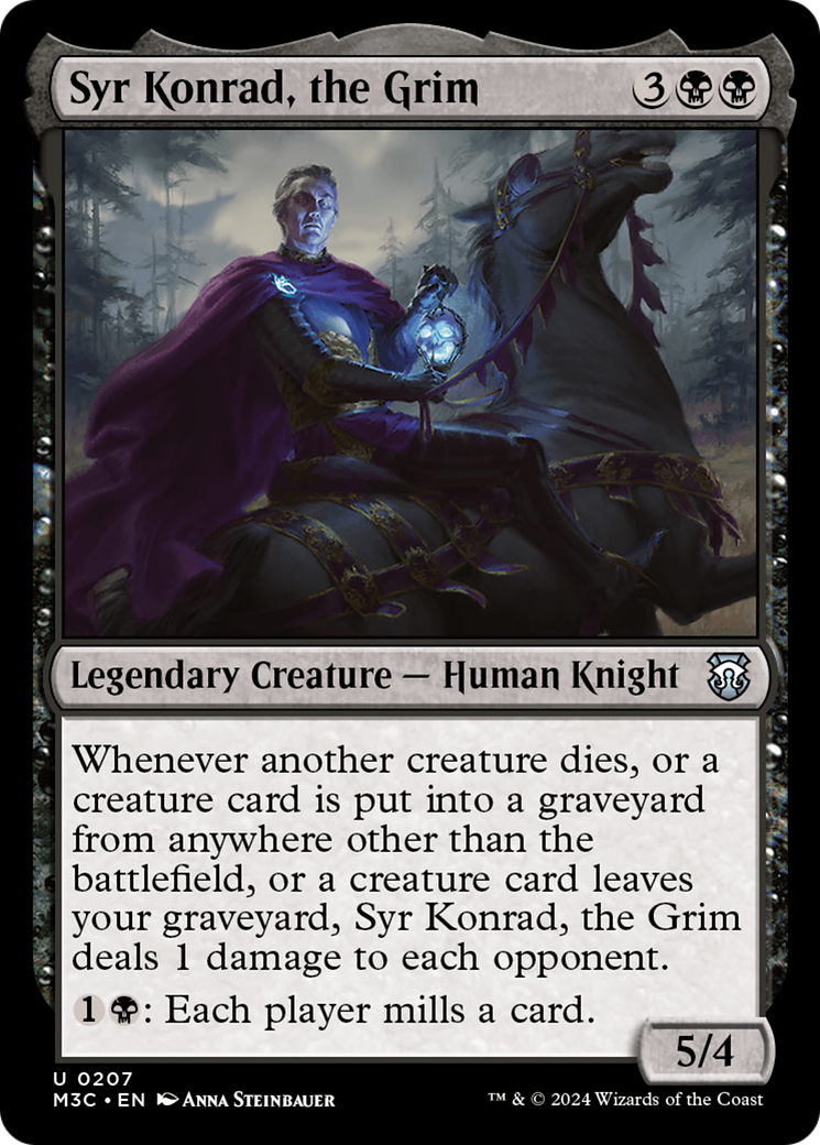 Syr Konrad, the Grim (Ripple Foil) [Modern Horizons 3 Commander] | Impulse Games and Hobbies