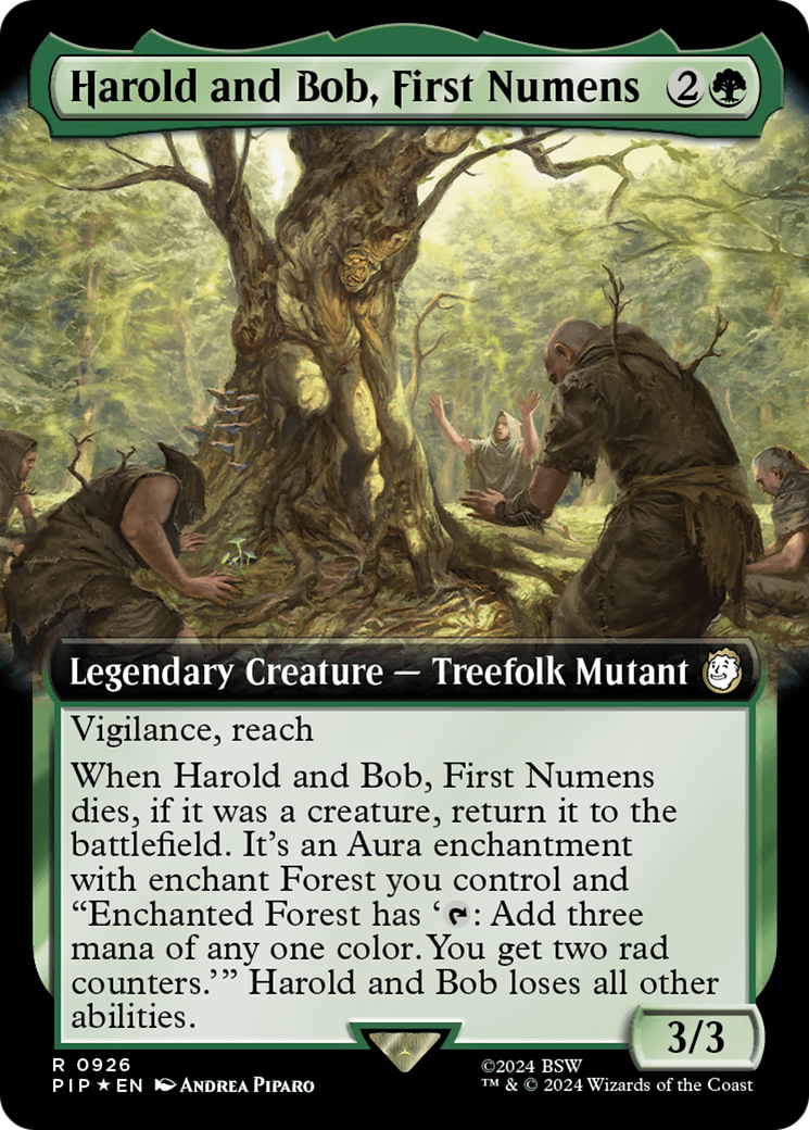 Harold and Bob, First Numens (Extended Art) (Surge Foil) [Fallout] | Impulse Games and Hobbies