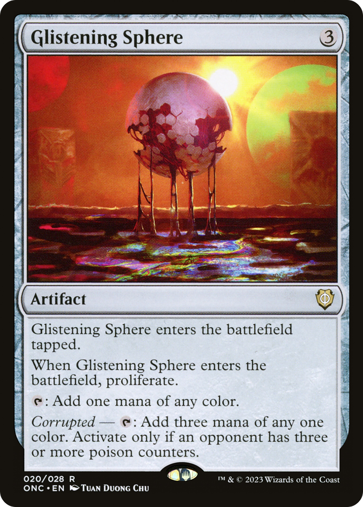 Glistening Sphere [Phyrexia: All Will Be One Commander] | Impulse Games and Hobbies
