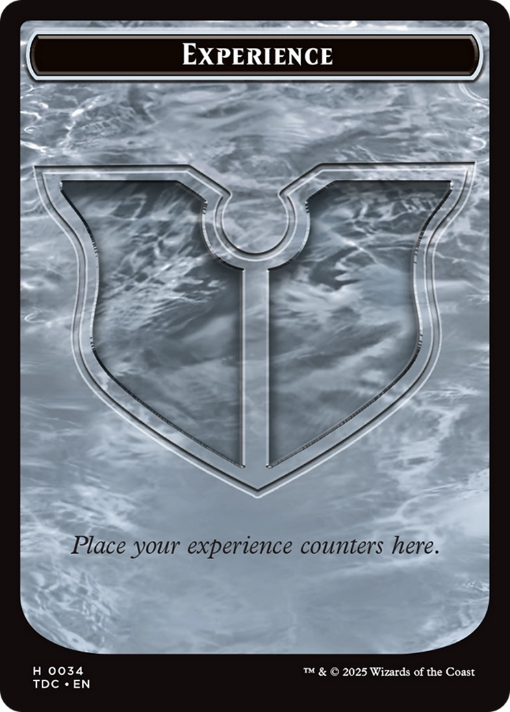 Experience // Treasure Double-Sided Token [Tarkir: Dragonstorm Commander Tokens] | Impulse Games and Hobbies