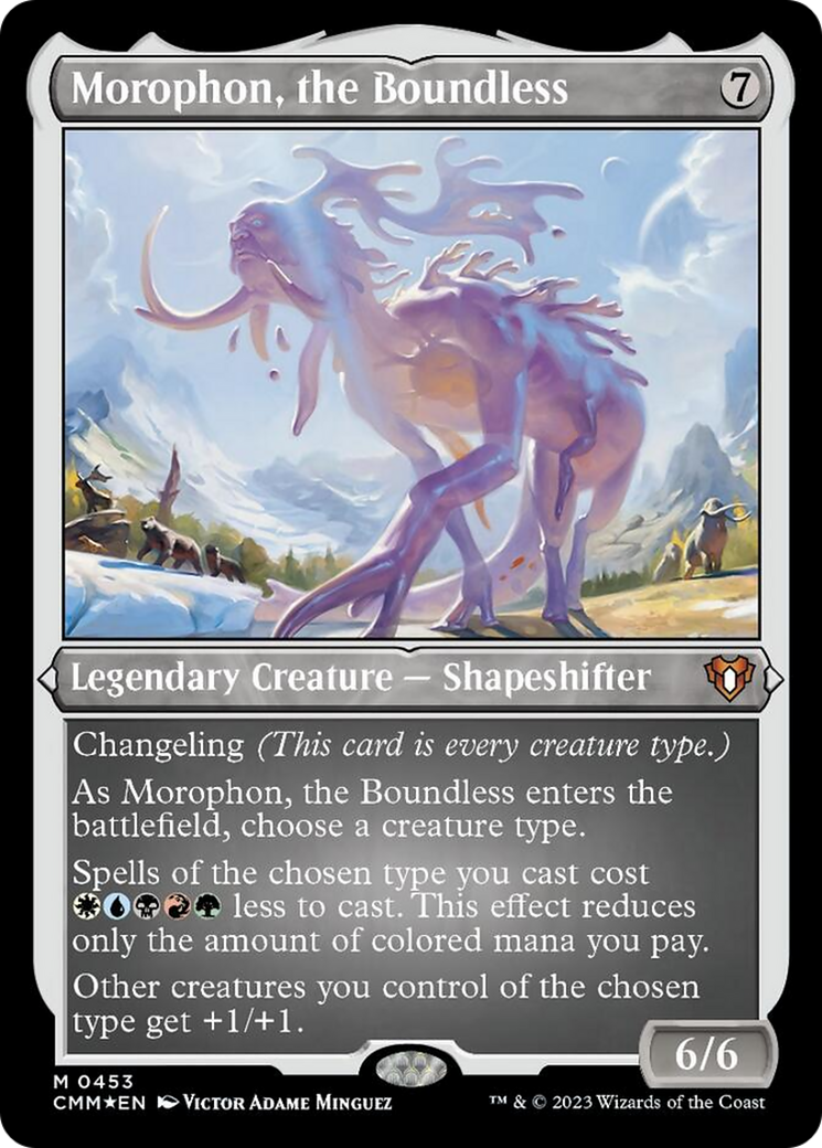 Morophon, the Boundless (Foil Etched) [Commander Masters] | Impulse Games and Hobbies