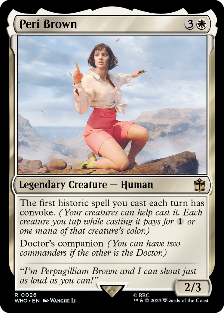 Peri Brown [Doctor Who] | Impulse Games and Hobbies