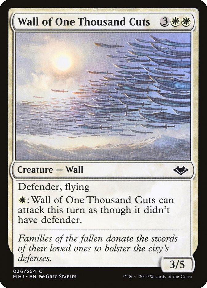 Wall of One Thousand Cuts [Modern Horizons] | Impulse Games and Hobbies