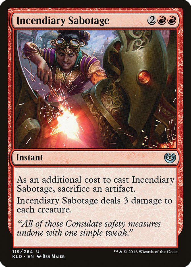 Incendiary Sabotage [Kaladesh] | Impulse Games and Hobbies