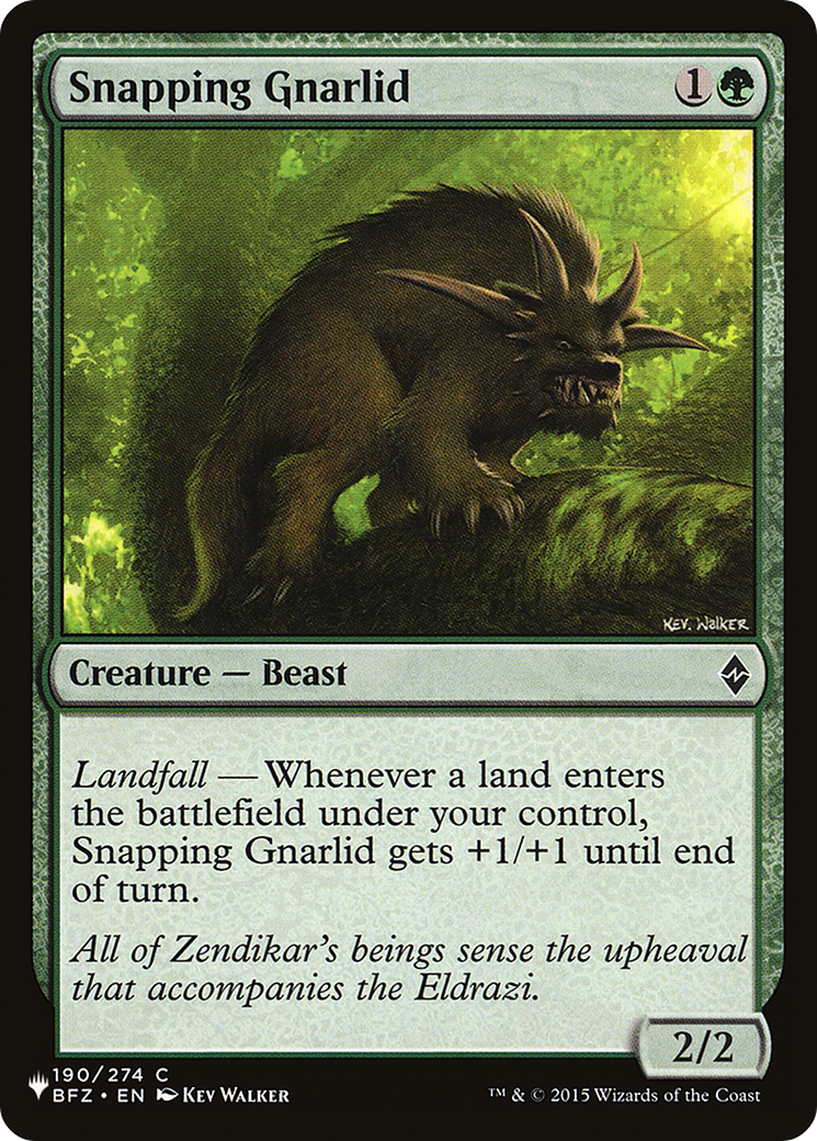Snapping Gnarlid [The List] | Impulse Games and Hobbies