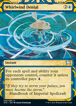Whirlwind Denial (Foil Etched) [Strixhaven: Mystical Archive] | Impulse Games and Hobbies
