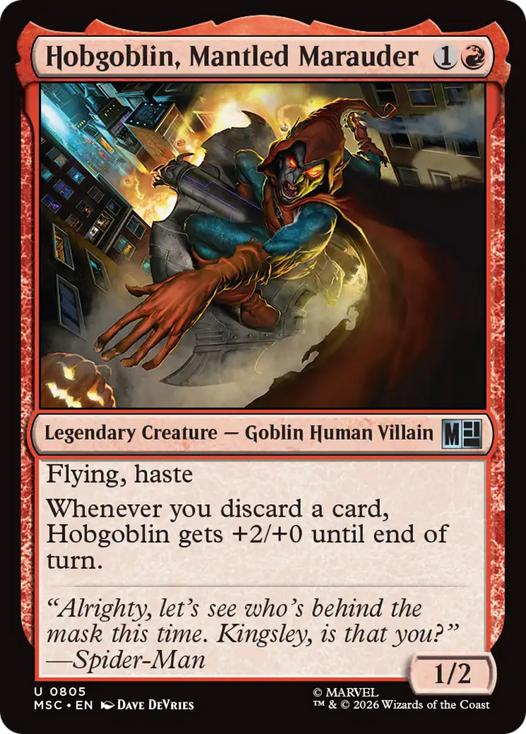 Hobgoblin, Mantled Marauder [Marvel Super Heroes Commander] | Impulse Games and Hobbies