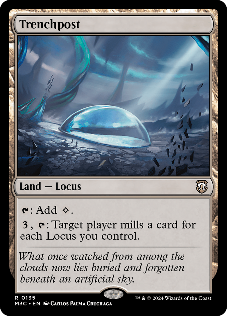Trenchpost (Extended Art) [Modern Horizons 3 Commander] | Impulse Games and Hobbies