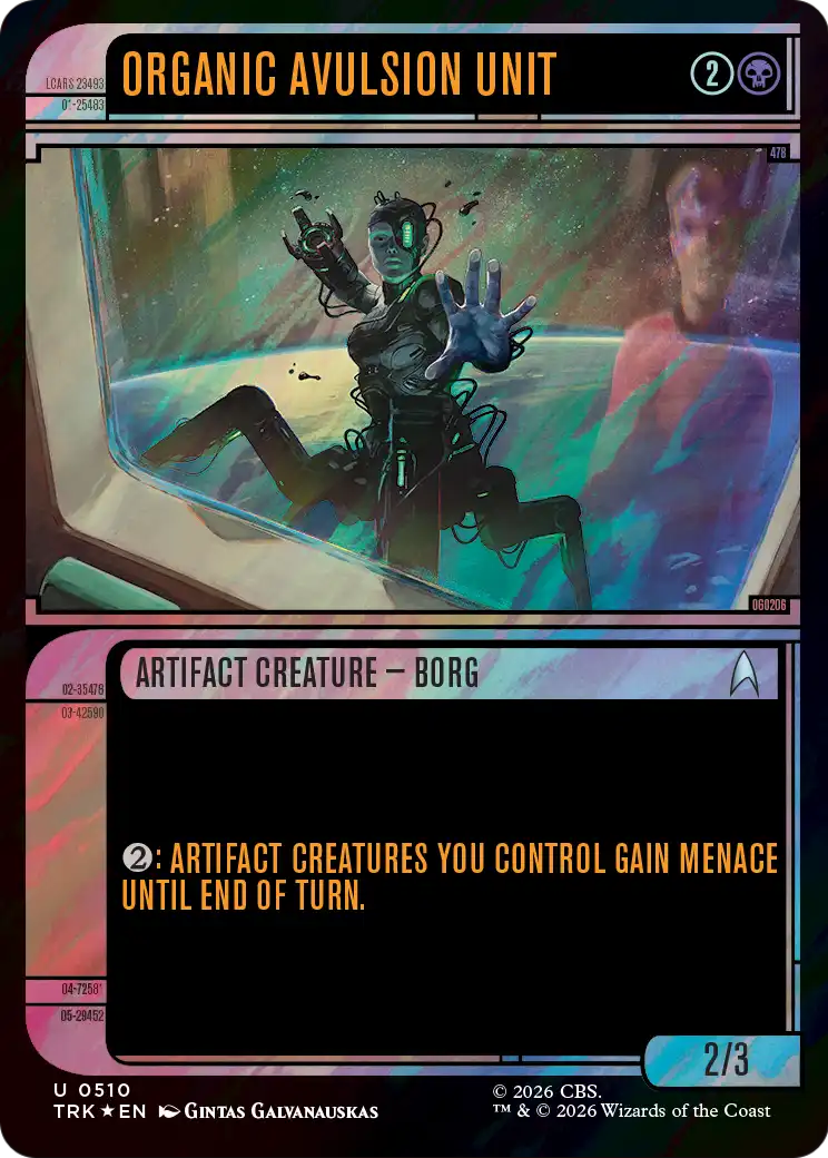 Organic Avulsion Unit (Showcase) (Surge Foil) [Star Trek] | Impulse Games and Hobbies
