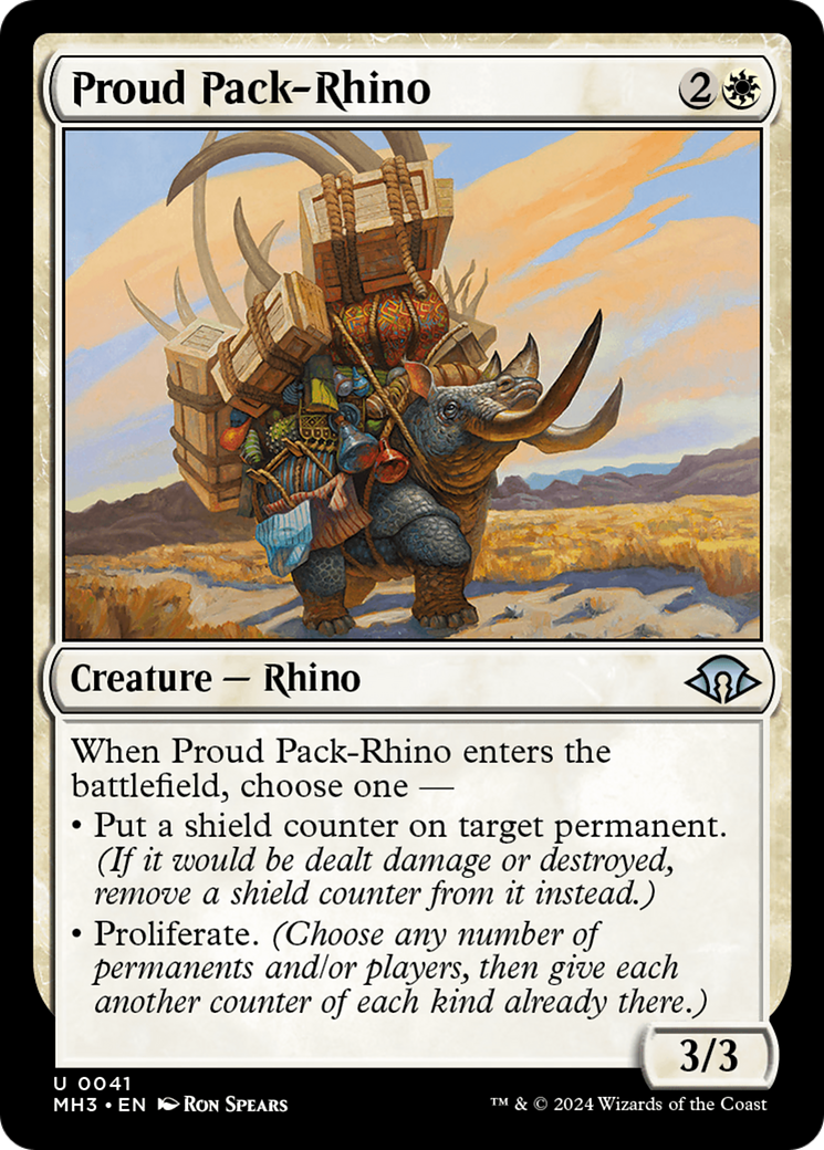 Proud Pack-Rhino [Modern Horizons 3] | Impulse Games and Hobbies