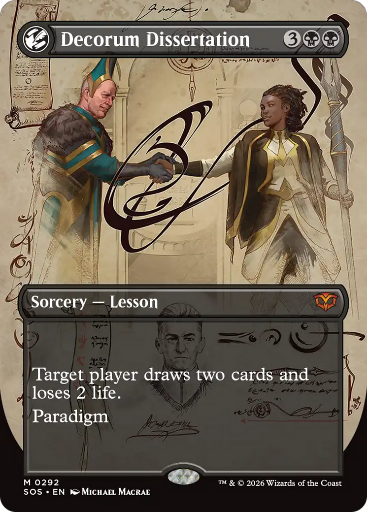 Decorum Dissertation (Borderless) [Secrets of Strixhaven] | Impulse Games and Hobbies