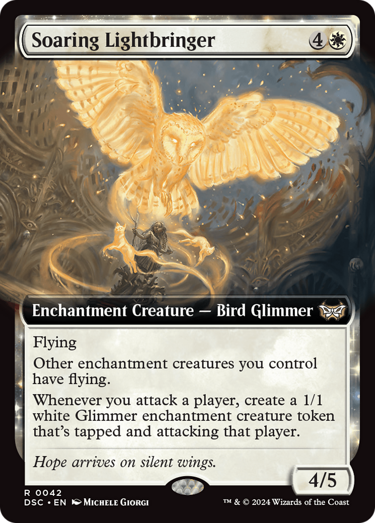 Soaring Lightbringer (Extended Art) [Duskmourn: House of Horror Commander] | Impulse Games and Hobbies