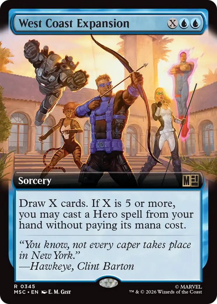 West Coast Expansion (Extended Art) [Marvel Super Heroes Commander] | Impulse Games and Hobbies