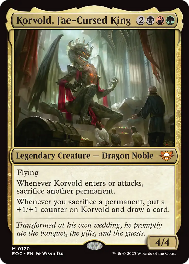 Korvold, Fae-Cursed King [Edge of Eternities Commander] | Impulse Games and Hobbies