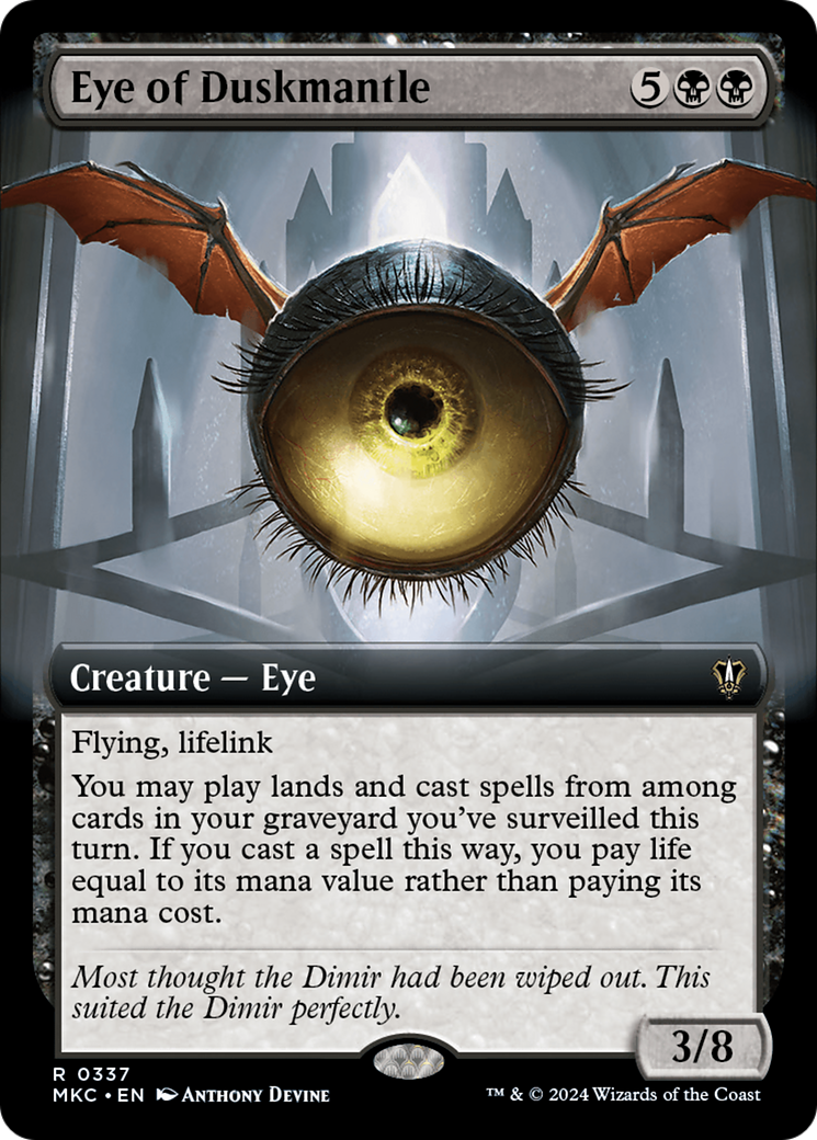 Eye of Duskmantle (Extended Art) [Murders at Karlov Manor Commander] | Impulse Games and Hobbies