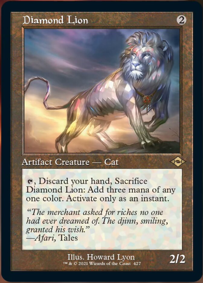 Diamond Lion (Retro Foil Etched) [Modern Horizons 2] | Impulse Games and Hobbies