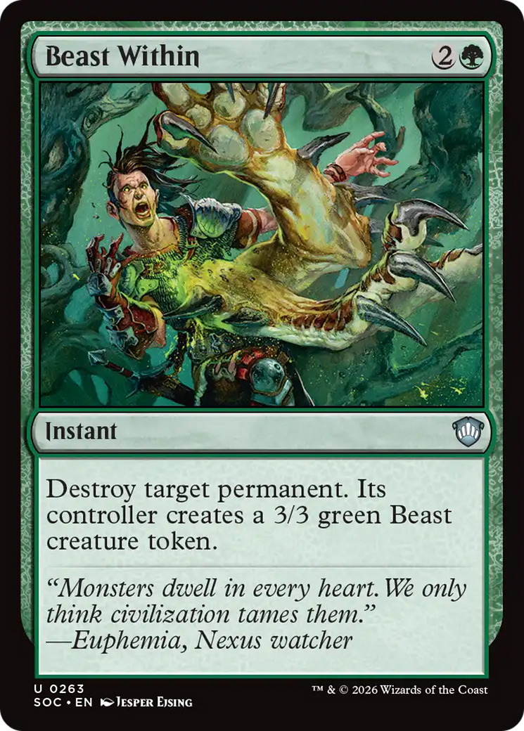 Beast Within [Secrets of Strixhaven Commander] | Impulse Games and Hobbies