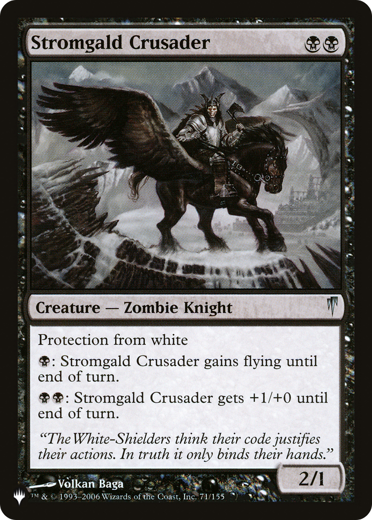 Stromgald Crusader [The List Reprints] | Impulse Games and Hobbies