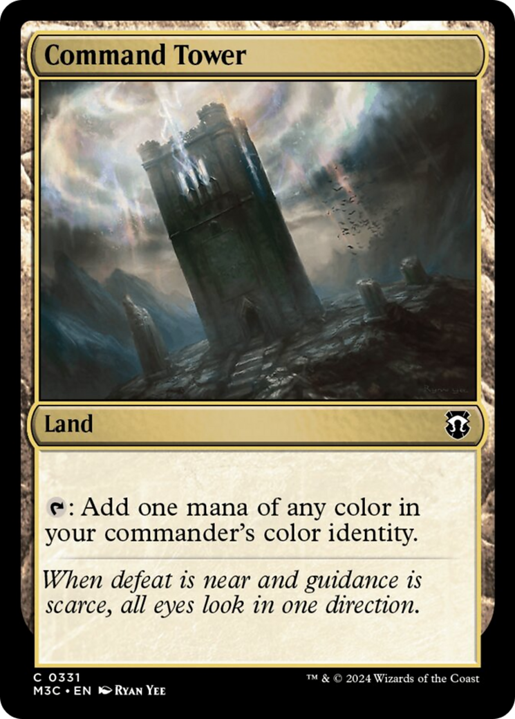 Command Tower (Ripple Foil) [Modern Horizons 3 Commander] | Impulse Games and Hobbies