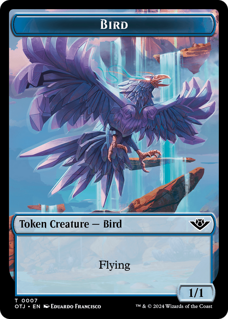 Bird // Plot Double-Sided Token [Outlaws of Thunder Junction Tokens] | Impulse Games and Hobbies