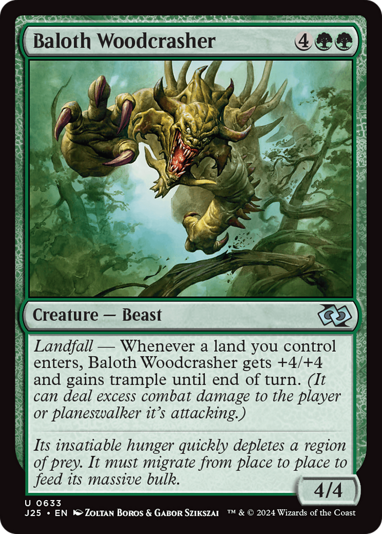 Baloth Woodcrasher [Foundations Jumpstart] | Impulse Games and Hobbies