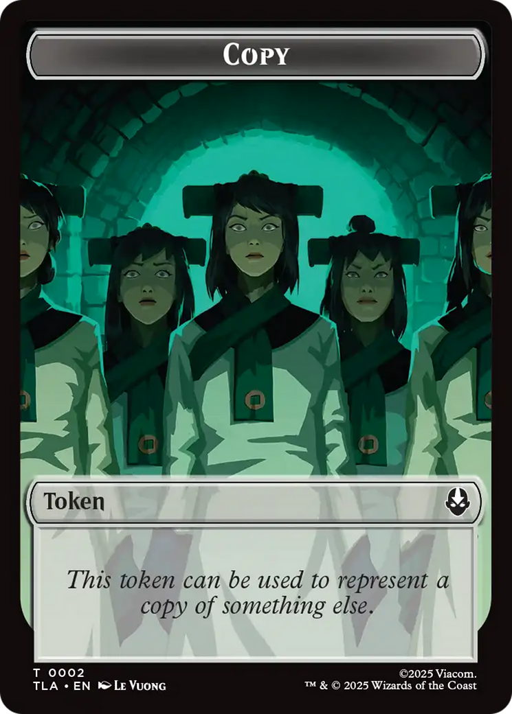 Copy (0002) // Soldier (0011) Double-Sided Token [Avatar: The Last Airbender Tokens] | Impulse Games and Hobbies
