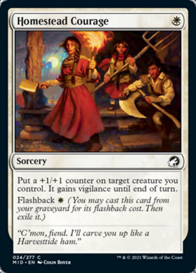 Homestead Courage [Innistrad: Midnight Hunt] | Impulse Games and Hobbies