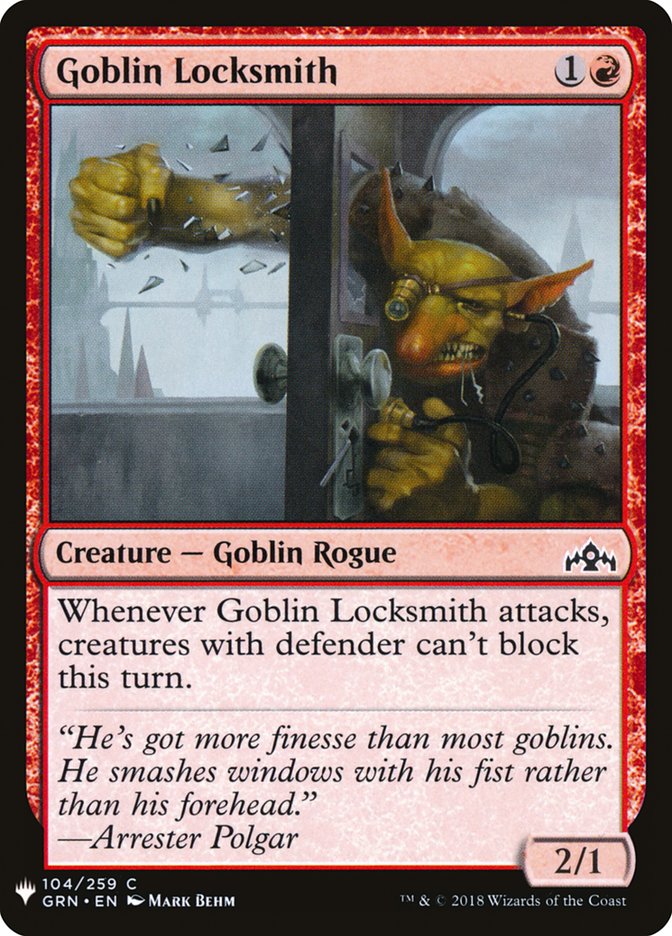 Goblin Locksmith [Mystery Booster] | Impulse Games and Hobbies