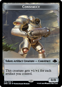 Goblin // Construct Double-Sided Token [Dominaria Remastered Tokens] | Impulse Games and Hobbies