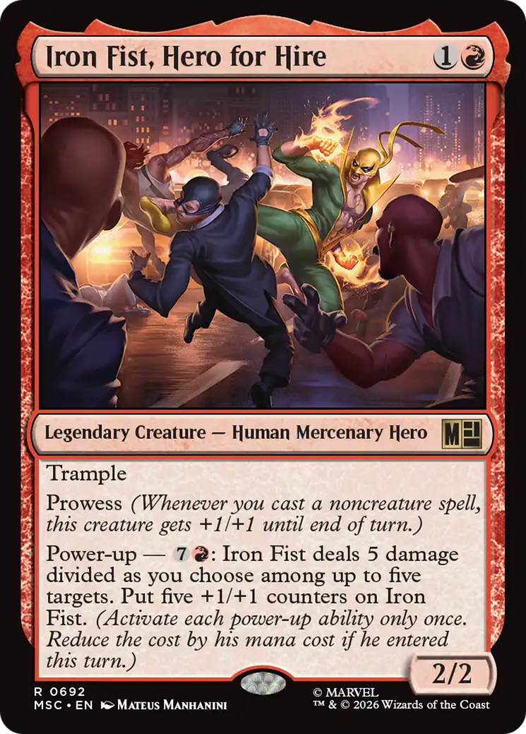 Iron Fist, Hero for Hire [Marvel Super Heroes Commander] | Impulse Games and Hobbies
