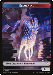 Elemental (09) // Spirit (13) Double-Sided Token [March of the Machine Tokens] | Impulse Games and Hobbies