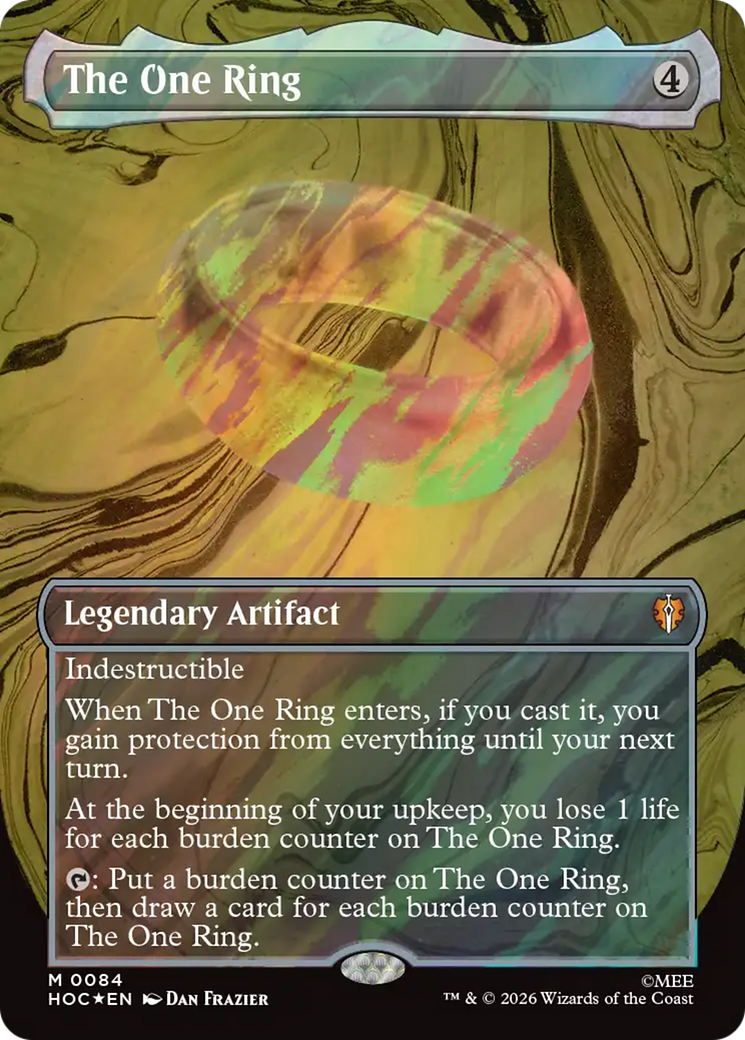 The One Ring (Borderless) (Surge Foil) [The Hobbit] | Impulse Games and Hobbies