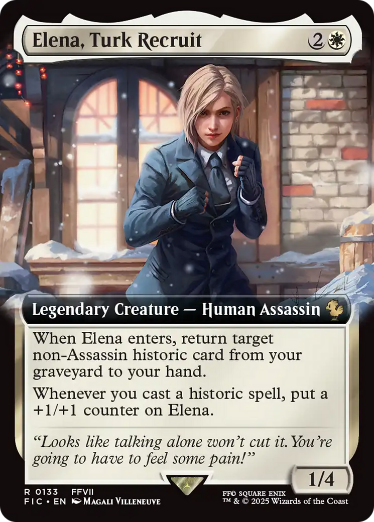 Elena, Turk Recruit (Extended Art) [FINAL FANTASY Commander] | Impulse Games and Hobbies