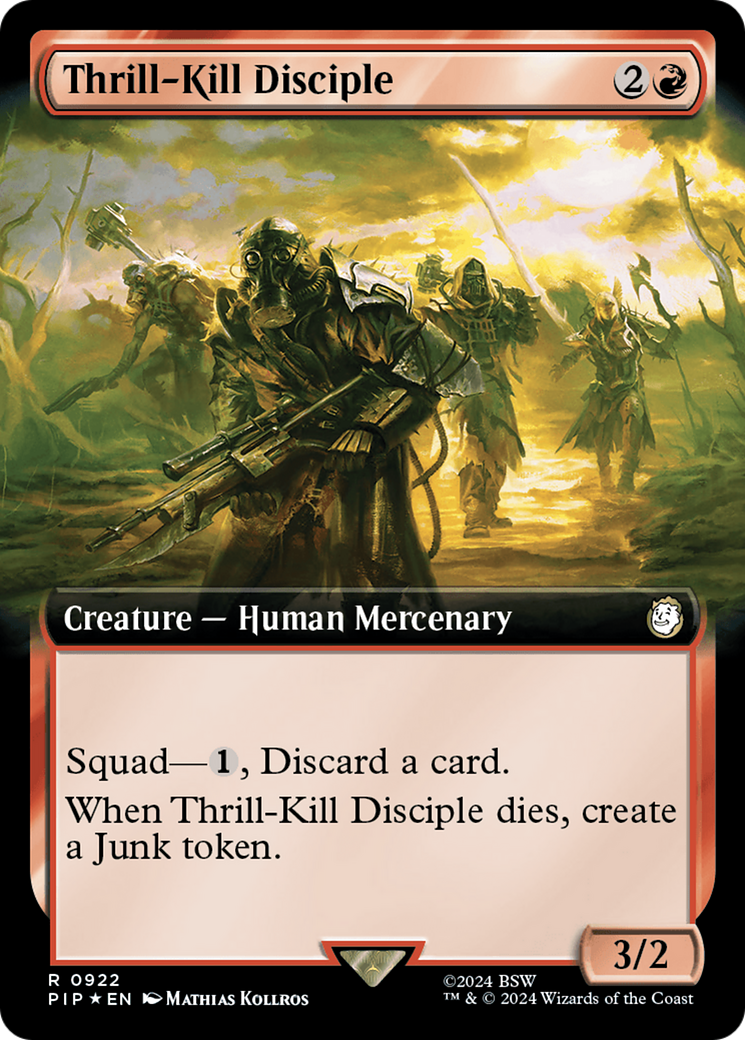 Thrill-Kill Disciple (Extended Art) (Surge Foil) [Fallout] | Impulse Games and Hobbies