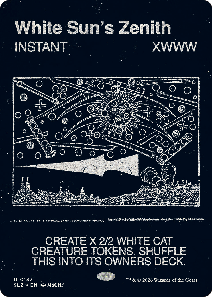 White Sun's Zenith (0133) [Secret Lair x MSCHF: The Zeta Set] | Impulse Games and Hobbies