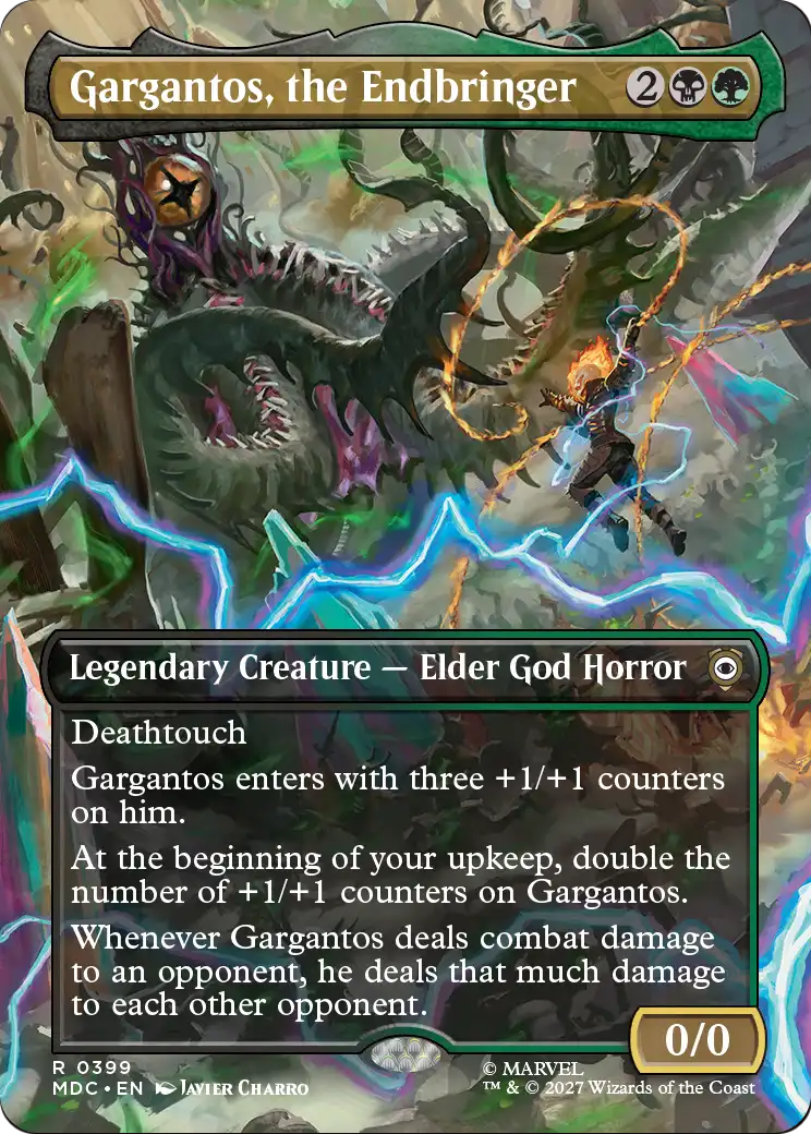 Gargantos, the Endbringer (Borderless) [Marvel: Darkhold Destiny Commander] | Impulse Games and Hobbies