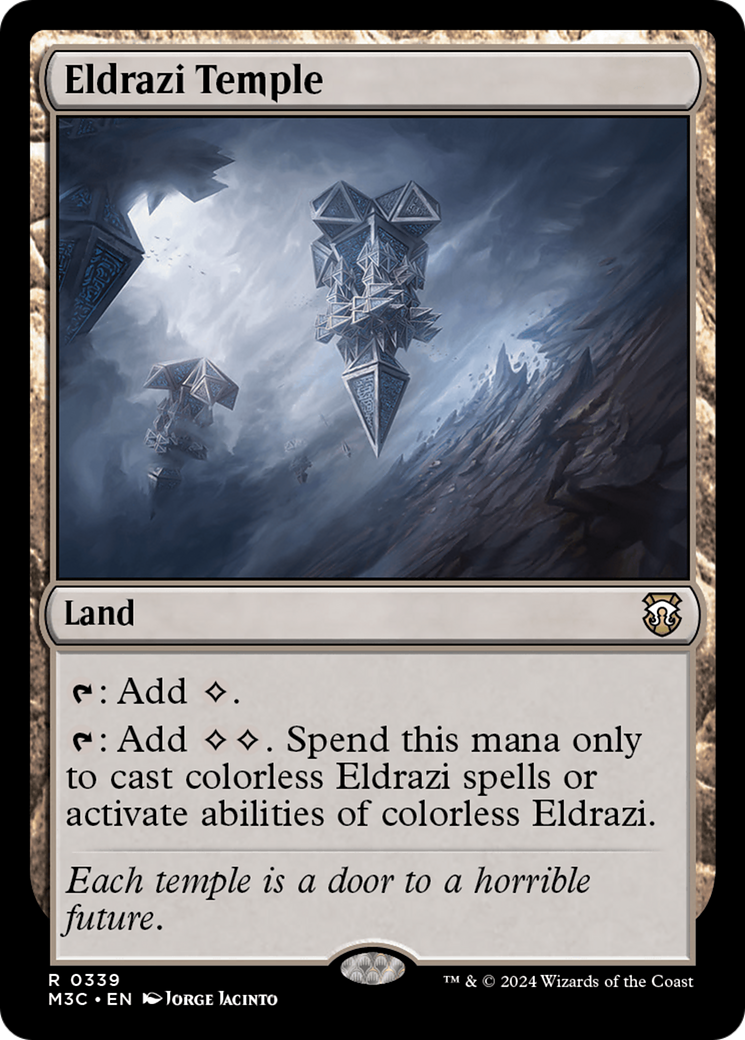 Eldrazi Temple (Ripple Foil) [Modern Horizons 3 Commander] | Impulse Games and Hobbies