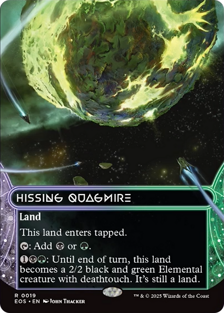 Hissing Quagmire (0019) (Borderless) [Edge of Eternities: Stellar Sights] | Impulse Games and Hobbies