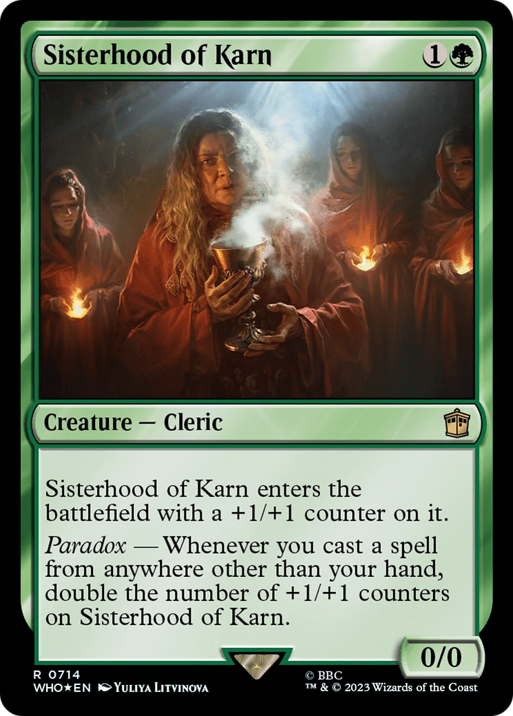 Sisterhood of Karn (Surge Foil) [Doctor Who] | Impulse Games and Hobbies