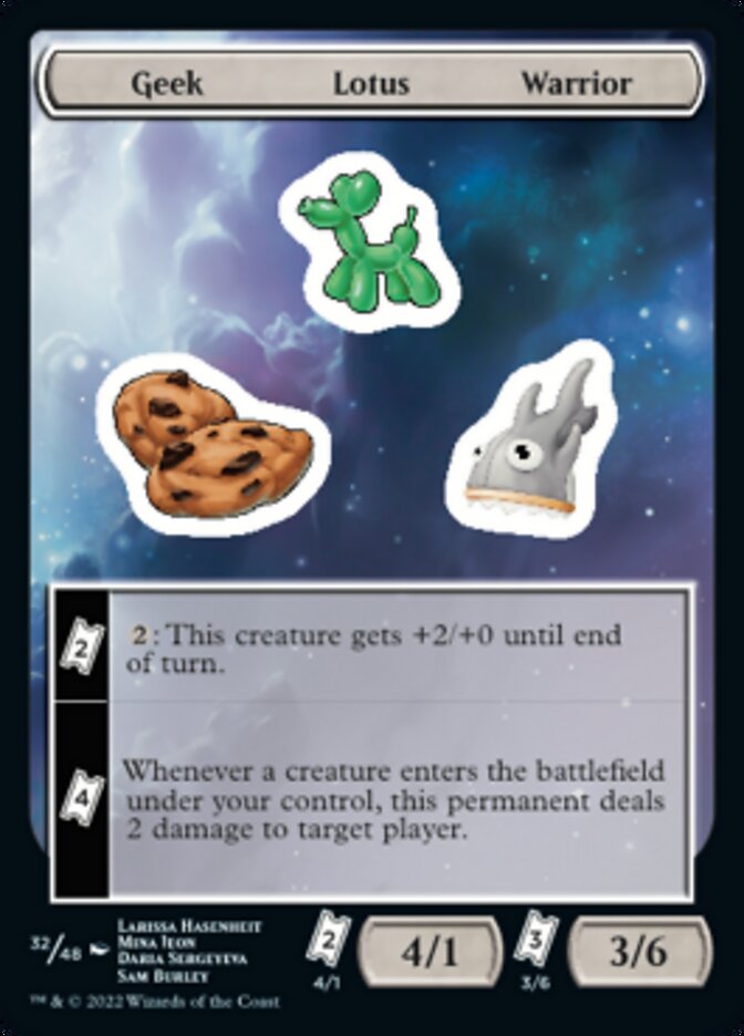 Geek Lotus Warrior [Unfinity Stickers] | Impulse Games and Hobbies