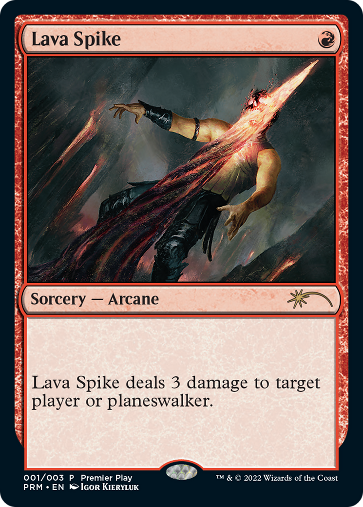 Lava Spike (Premier Play) [Pro Tour Promos] | Impulse Games and Hobbies