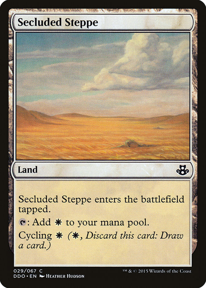 Secluded Steppe [Duel Decks: Elspeth vs. Kiora] | Impulse Games and Hobbies