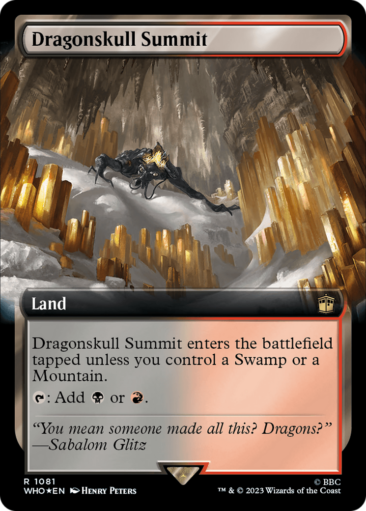 Dragonskull Summit (Extended Art) (Surge Foil) [Doctor Who] | Impulse Games and Hobbies