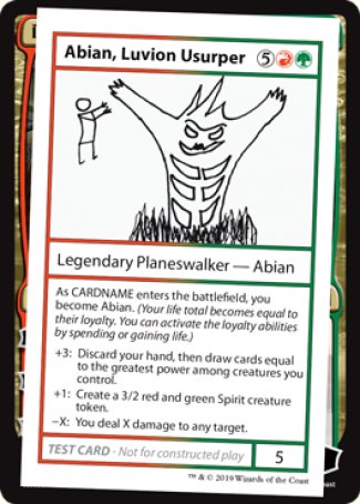Abian, Luvion Usurper (2021 Edition) [Mystery Booster Playtest Cards] | Impulse Games and Hobbies