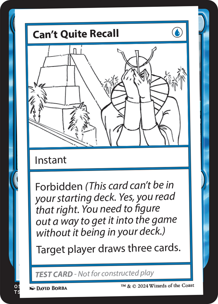 Can't Quite Recall [Mystery Booster 2 Playtest Cards] | Impulse Games and Hobbies