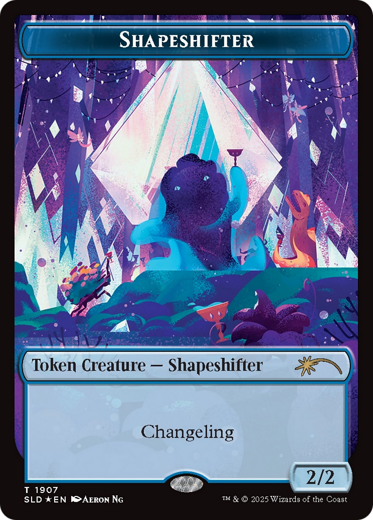 Shapeshifter Token (1907) (Double Rainbow Foil) [Secret Lair Drop Series] | Impulse Games and Hobbies